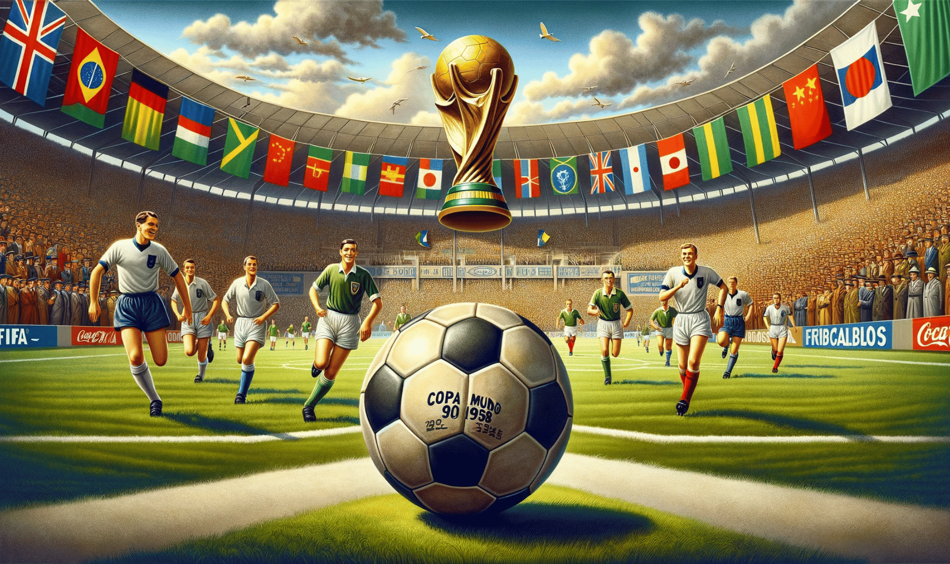 Copa do mundo novo formato de bola