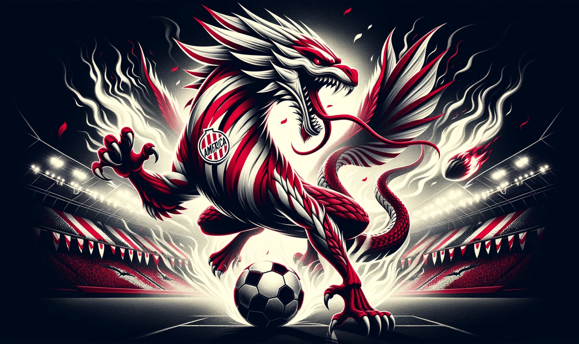 Mascote america de natal