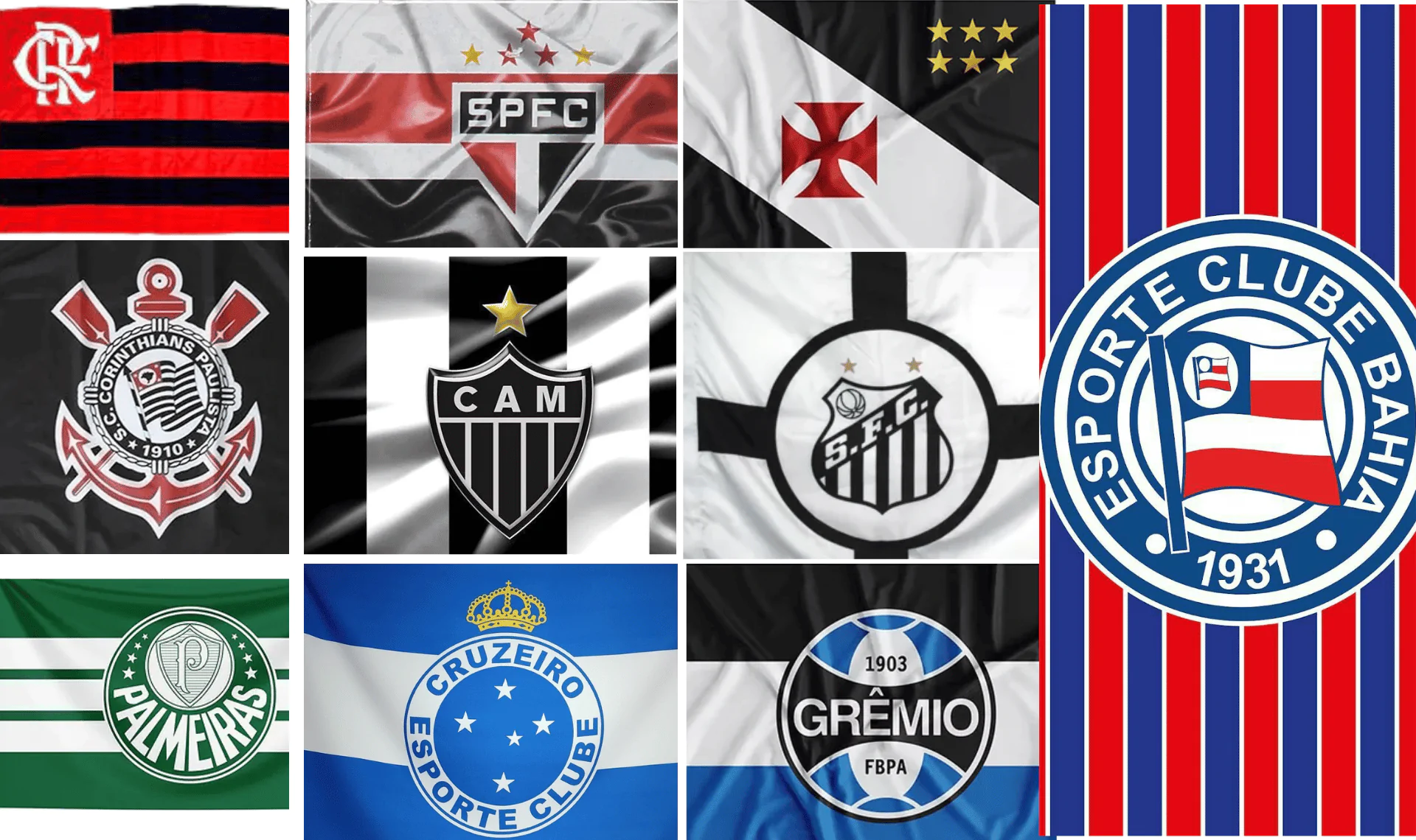 Os 10 times com as maiores torcidas do Brasil