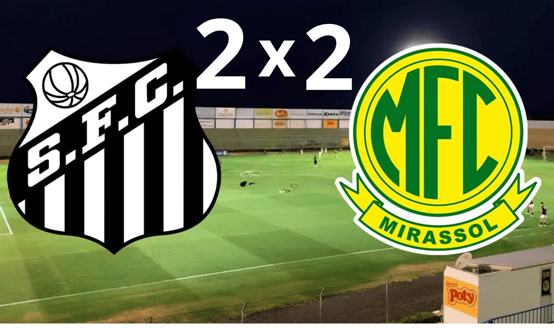 Santos e Mirassol
